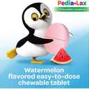 Pedia-Lax Childrens Chewable Laxatives for Constipation, Gently Relieves Occasional Constipation for Kids Ages 2-11, Watermelon Flavor, 30 Count, Pack of 3