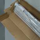 UNISHADES no Drill Cordless Roman Shades for Windows, 22" W × 64" H - 100% Blackout - Linen - Beige