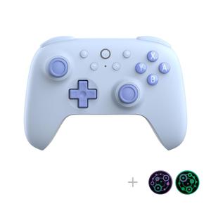 8Bitdo Ultimate 2C Hall Effect Joysticks Bluetooth Controller with Remappable L4/ R4 Bumpers, 6-axis Motion Control, Rumble Vibration and Turbo Function for Switch/ Switch 2 (Blue)
