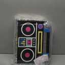 BLUE PANDA Boombox Pinata - 80s and 90s Theme Party Decorations, Hip Hop, Retro Birthday Supplies (16.5x12.8x3 In) - 90s Party Decorations - Boom Box Decor Pinata