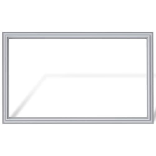 Upgraded WPW10714545 Freezer Door Gasket for Whirlpool Kenmore, 21.06” x 34.25” W10164045 Refrigerator Door Gasket fit for Maytag & Kitchen Aid Freezer Door Seal Replace Part W10191103, W10443322