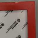 wyooxoo 20x30 Poster Frame Made Of Solid Wood Red Picture Frames Display Pictures 16x24 with Mat or 20x30 Without Mat Colorful Frame For Horizontal Vertical Wall Mounting