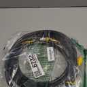 12 FT RV Quick Connect Propane Hose for RV to Grill, LP Quick Connect Propane Hose with Elbow Adapter for 17" and 22" Blackstone Griddles, 1/4" Shutoff Valve & 1/4" Male Full Flow Plug.