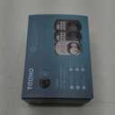 TEEHO TE002 Fingerprint Door Lock - Keyless Entry Door Lock - Electronic Keypad Deadbolt - Smart Locks for Front Door - Auto Lock - Easy Installation - Satin Nickel