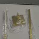 CCYCOL Gold Bathroom Vanity Light Fixtures - 30 inch Rotatable Modern 5CCT LED Vanity Lights for Bathroom Lighting Fixture Over Mirror Dimmable Bathroom Wall Sconce