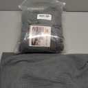 H.VERSAILTEX High Stretch Individual Seat Cushion Covers 3 Pack Thick Jacquard Textured Twill Fabric Sofa Slipcovers for 3 Couch Cushion Washable Couch Cover for Living Room Outdoor Patio,Grey