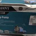 Little Giant 6-CIA-ML 115 Volt, 1/3 HP, 2760 GPH Cast Iron Replacement Compact Submersible Pump for Under Sink and Laundry Tray Systems with Integral Low Level Diaphragm Switch, Blue, 506160