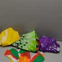 6 Pack Pool Floats Kids, 3 Pcs Inflatable Fruits Swim Tubes Rings & 3 Pcs Rainbow Beach Ball Bulk, Summer Pool Floaties for Kids Adults Swimming Float Toy Hawaiian Party Beach Water Fun Game