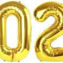 40 Inch 2025 Numbers Balloons, 2025 Gold Balloons, Happy New Year Balloons for 2025 New Year Eve Party Supplies, New Years Decorations, Christmas, Graduations, Birthday, Gold
