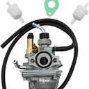 KIPA Carburetor For YAMAHA TTR50 TTR 50 50E Dirt bike 2006-2011 50cc motorcycle, TTR50 Carburetor With Heater, 1P6-E4101-10