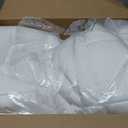 EASELAND King Size Mattress Pad Pillow Top Mattress Cover Quilted Fitted Mattress Protector Cotton 8-21" Deep Pocket Cooling Topper (78x80 Inches, White)