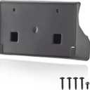 Front License Plate Frame for Dodge Ram 2500/3500 / 4500/5500 2019 2020 2021 2022 2023 2024 2025 Front Bumper License Plate Holder Mounting Bracket Cover Replace # 68362197AA CH1068166
