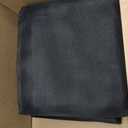 Dump Truck Tarp 7'X16',Dump Trailer Mesh Tarp Heavy Duty 18oz PVC Coated Black Tarp With Double Pockets,Utility Trailer Tarp Cover No Rust Brass Grommet,Windproof/Tear-resistant/Uv-Protective