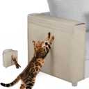 Couch Protector from Cat Claws - Color Matched Cat Scratch Pad for Both Side Arm,Couch Cover for Cats with Expanded Coverage Sisal Area, Universal Fit and No Left/Right Needed (Beige) (Beidge)