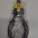 Rivet, 1/4 Pop Rivet Kit with 200 Blind Rivets, 5 Interchangeable Rivet Heads (3/32", 1/8", 5/32", 3/16", 1/4"), Heavy Duty Hand Riveter Tool for Metal, Gutter & Automotive (Yellow)