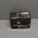 30.5FT Solar Christmas Icicle Lights for Outside, 8 Modes Snowflake & Star Eaves Christmas Decorations, Waterproof Outdoor Solar String Lights Decor for Gazebo, Patio (White)