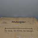 Huuger 55 x 28 Large Electric Standing Desk, Height Adjustable Computer Desk, 27.6" Deep Desktop, Stand up Gaming Office Desk with 2 Hooks, 3 Preset Heights, for Home Office, Rustic Brown (55*28 inch (no outlets))