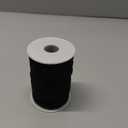 GORGECRAFT 54.6Yds/50m Rick Rack Trim Ribbon Black Wave Bending Fringe Trim 0.2"/5mm Woven Braided Webbing Edge Lace Zig Zag Ribbon for Sewing Crafts Dress Embellishment Wedding Party Gift Wrapping