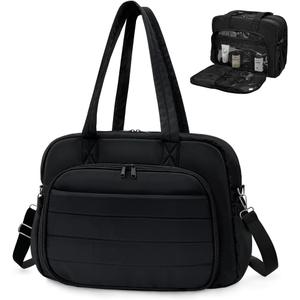 Carry on Weekender Bag for Women, Duffle Bag for Travel with Wet Pocket, Lightweight Duffel Laptop Bag, Water Resistant