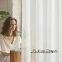 NICETOWN Beige Sheer Long Curtains 102 inches, Grommet Elegant and Airy Window Treatments Translucent Lightweight Drapes for Living Room/Bedroom, 2 Panels, W54 x L102