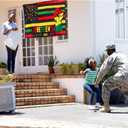9 Pcs 3x5 ft Juneteenth Flag African American Independence Day Garden Flag June 19th 1865 Juneteenth Decorations for Emancipation Black Freedom Celebration Yard Outdoor Decor
