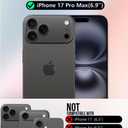 OCASE Compatible with iPhone 17 Pro Max Wallet Case, PU Leather Flip Folio Case with Card Holders RFID Blocking Kickstand [Shockproof TPU Inner Shell] Phone Cover 6.9 Inch 2025, Retro Blue