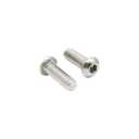 1/4-203/4" Button Head Socket Cap Bolts Screws 304 Stainless Steel Machine Screws Bolts Fully Machine Thread Allen Hex Drive, Pack of 20