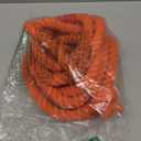 Thadavo Field Day Tug of War Rope with Flag for Kids and Adults, Family Reunion Birthday Party Games, Summer Outside Lawn Games, Camping Picnic Carnival Games for Team Building Activities, Orange 20FT