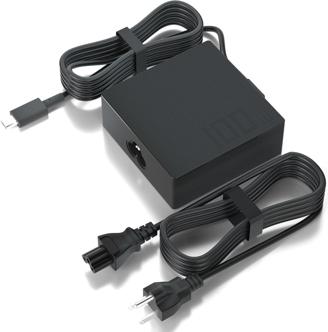100W USB-C Charger Compatible for ASUS Laptops - Fit for ASUS ROG A20-100P1A, Flow Z13 X13, 100W PD Fast Charging for ROG Flow Acer HP Lenovo Type C Adapter, Fit for 90W 65W 45W 27W 15W