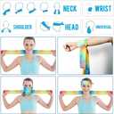 6 Pack Tie Dye Cooling Towel Tie Dye Print Sports Towels Rainbow Party Supplies 40"x12" Rainbow Breathable Chilly Towel Colorful Towels for Men Women Camping Running Outdoor Sports Party