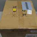 Ohniyou 60'' Ceiling Fan with Lights, Industrial Ceiling Fan with 5 Aluminum Blades, App/Remote Controlled, Dimmable, for Outdoor Patio, Living Room, White