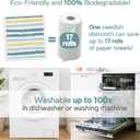 Swedish Dishcloths for Kitchen | 12-Pack Ocean Collection | Absorbent Reusable Swedish Dishcloths, Eco-Friendly Cellulose Sponge Dishtowels