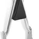 Adjustable Trident Black 27 Detachable Backrest Sissy Bar Passenger Quick Release Fits for Harley Touring Road King Electra Glide Street Glide FLHR FLHX FLHT FLTR 1997-2008 1/1/2 Tubing (Chrome)