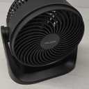 PELONIS 3 Speed Small Room Air Circulator Fan with 7-inch Blade, Table Fan with 100 Adjustable Head Tilt - Desktop Fan for Bedroom,Dorm and Office - Ventilador for Air Conditioner and Heater, Black