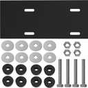 Mounting Plate Kit Compatible with Harb-or Freight Predator Engine 212cc 6.5hp, Predator Mounting Plate, Engine Mount Plate Kit W/Bolts for Hon-da Predator 79cc, 212cc Predator Engine Mount Plate