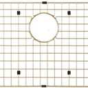 Starstar Sinks Protector Matte Gold 304 Stainless Steel Kitchen Sink Bottom Grid, Rack (29 x16)