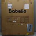 Babelio Baby Gate, 29-43" Auto-Close Easy Install Pet Gate, PressGuard P7 Extra Wide Walk Thru Child Safety Gate, 30" Tall Pressure-Mounted Metal Dog Gate for Doorways & Stairs, Black