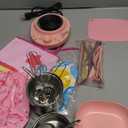 Kid Cooking Sets Real Mini Kitchen, Food Making for Beginner Children 8 9 10 11 12 Boys Girls Cooking Educational Toys, Junior Easy Safe Montessori Tools Dishes Knife Set-Pink