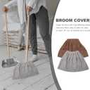 Healvian 6 PCS Broom Replacement Cloth Mop Cloth Washable Lazy Broom Cloths Reusable Mop Pads Household Cleaning Tool (Random Color)