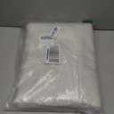 NICETOWN Flax Linen Curtains 84 inch Long, Rod Pocket & Back Tab Semi Sheer Vertical Drapes Privacy Added with Light Filtering for Bedroom/Living Room, Burlap, W52 x L84, 2 Pieces