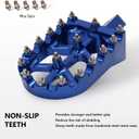 AnXin Foot Pegs Motorcycle Universal CNC Footpeg for PW TTR YZ 50-125cc MB200 Mini Bike SSR Apollo RFZ TaoTao Lifan Kayo Coolster Pit Bike - Blue