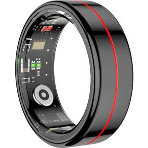 Smart Ring for Men Health Tracker Fitness Ring Sleep Monitor Heart Rate Monitor Sport Tracker for Android iOS