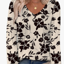 Viracy Womens Long Sleeve Shirts Fall Tops Dressy Casual V Neck Pleated Shirts Business Basic Trendy Clothes 2024 Size XXL