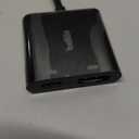 Belkin USB C to HDMI Adapter + USBC Charging Port to Charge While You Display, Supports 4K UHD Video, Passthrough Power up to 60W for Connected Devices, Compatible with MacBook, iPad, Windows