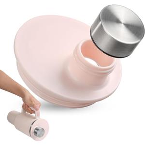 Xxerciz 40 oz Leak Proof Lid for Stanley H2.0 Quencher, Spill Proof for Stanley Lid Replacement 40 oz, No Straw Cover Reusable Tumbler Lid Cover with Wide Mouth for Stanley Accessories, Pink