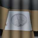 Bofea-Milk Yellow Ribbed Glass Semi Flush Mount Ceiling Light,11.81in Dimmable Flush Mount Lights,Modern Bedroom Lights Fixture,Unique Close to Ceiling Light Fixture for Living Room Bathroom Hallway (Small)