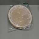 50Pcs Burlap and Lace Oval Paper Plates 10" x 12" Large Disposable Heavy Duty Brown Burlap Paper Platters White Lace Dessert Plates for Rustic Bridal Shower Wedding Birthday Party Supplies