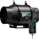 VIVOSUN T6 6" Inline Fan &Cycle Mode Speed Controller, 408 CFM Aerozesh Fan