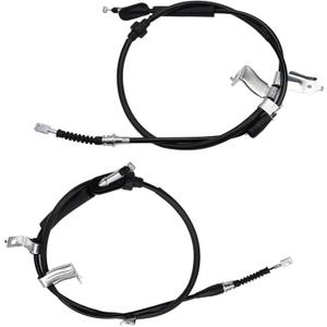 2Pcs Parking Brake Cable Rear Left and Right fits Civic 1992-2000, Acura Integra 1994-1999 Replaces C94405, C94420, 47560-S04-932, 47510-SR4-933