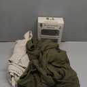 Susurration Muslin Receiving Blanket, 100% Cotton Swaddle Blankets for Newborn Soft Thin Swaddle for Unisex Newborn 40x38In (Dark Green)